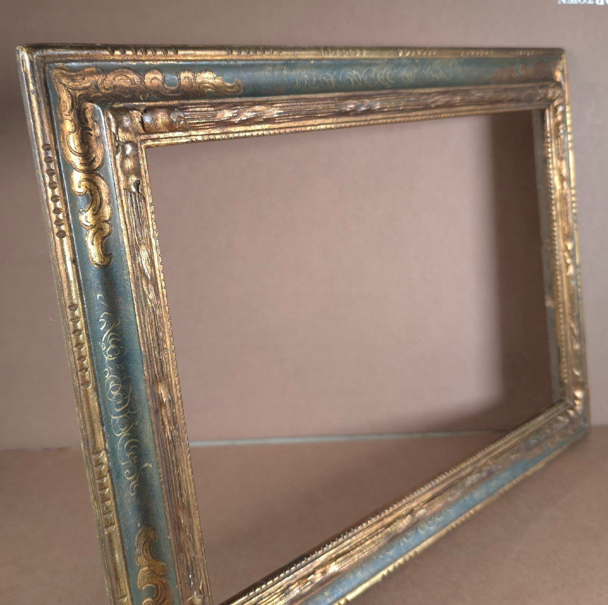 Circa 1920 Frame Rebate Style Molding: 23 X 33.5 Cm-photo-3