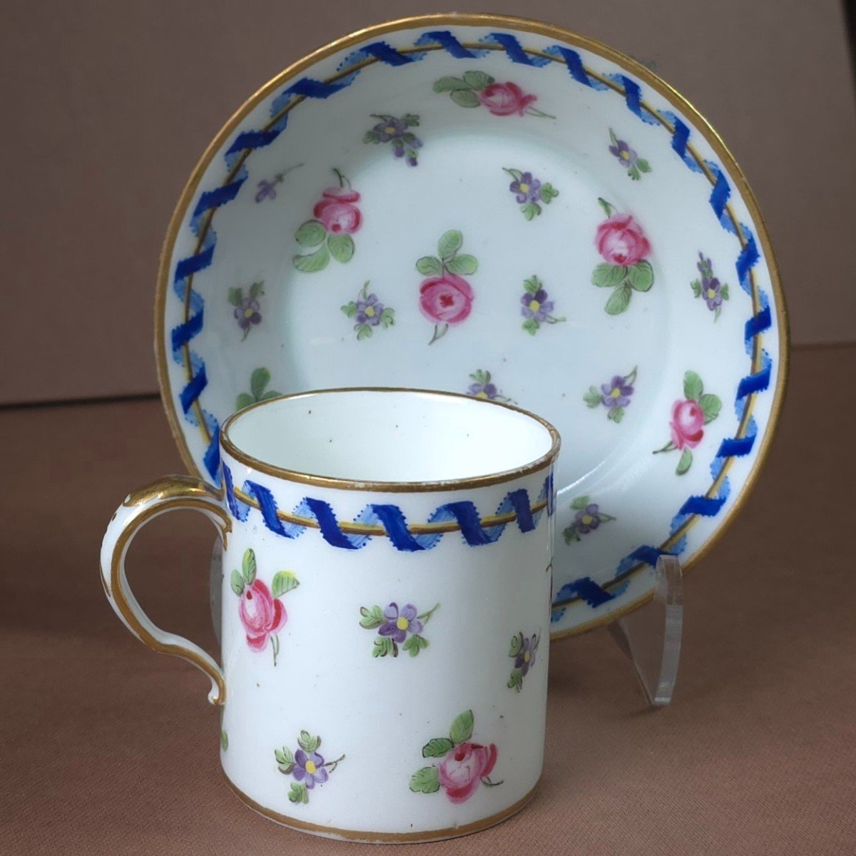 Tasse Litron Sèvres  Tout Début XIXe 