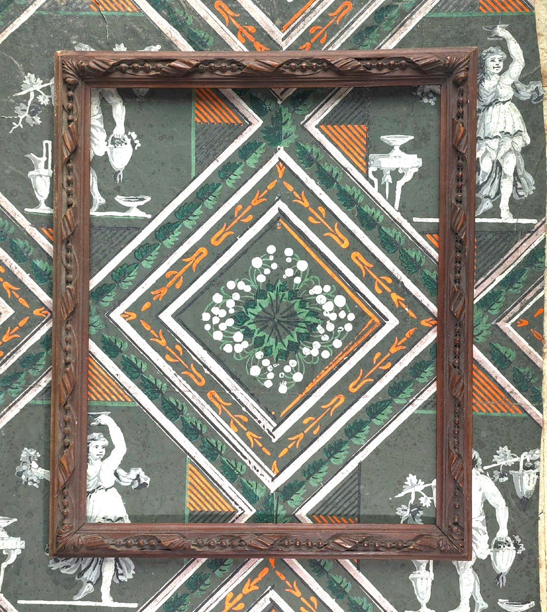 Carved Wood Frame Decor Ribbon Rebate 31 X 25 Cm X 