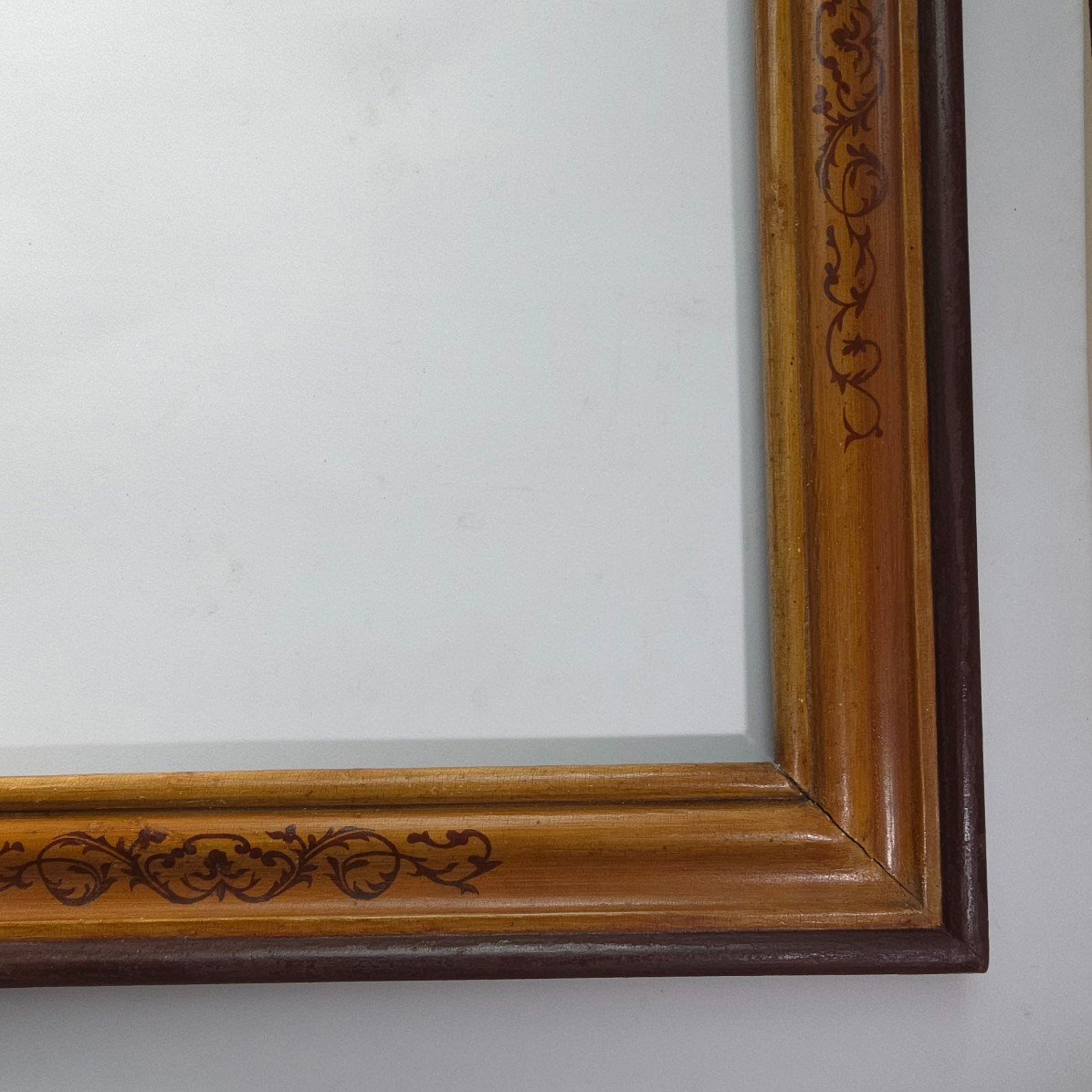 19th Century Painted Wood Frame-photo-1