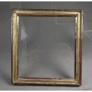 Small Baguette Frame End Of 18th Century Rebate: 13.3 X 12.3 Cm