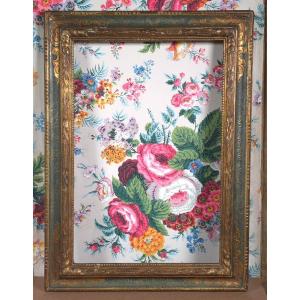 Circa 1920 Frame Rebate Style Molding: 23 X 33.5 Cm