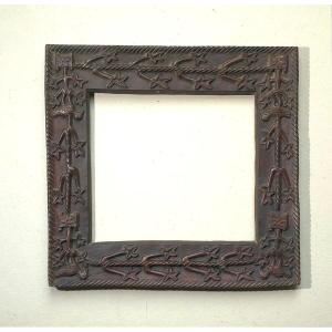 19th Century Popular Art Frame Trendy Birds