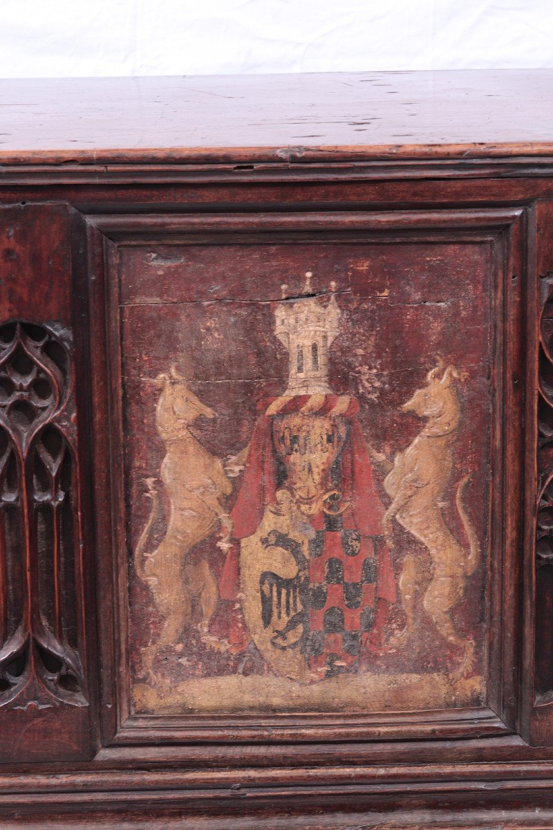 Gothic Chest, Italy, 15th Century-photo-1