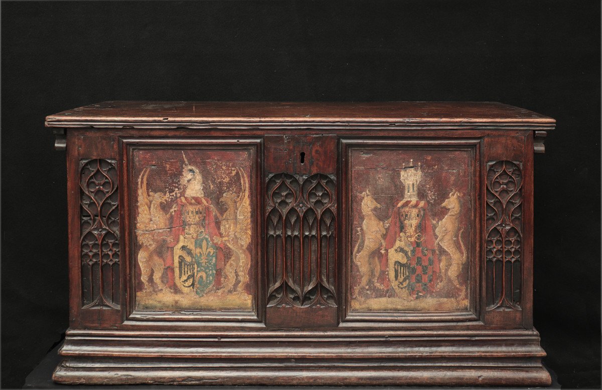 Gothic Chest, Italy, 15th Century