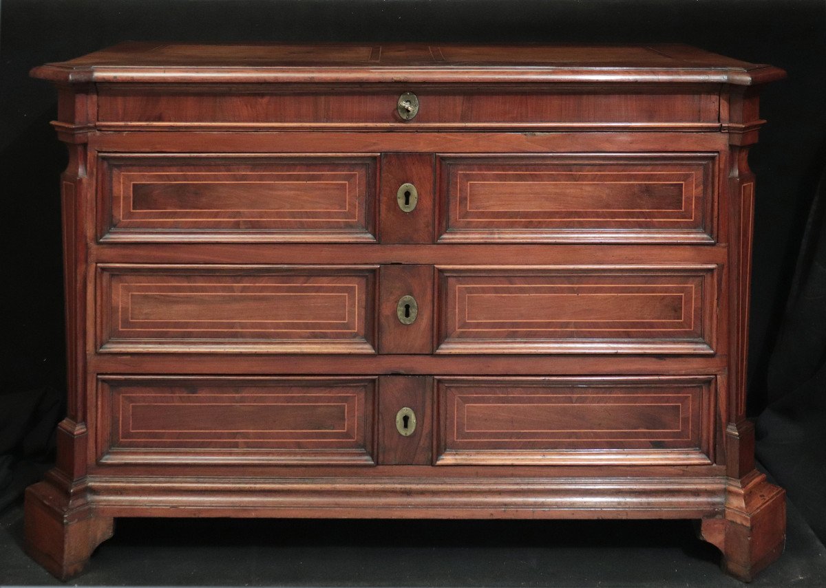 Chest Of Drawers With Scarabattolo, Tuscany, 18th Century-photo-2