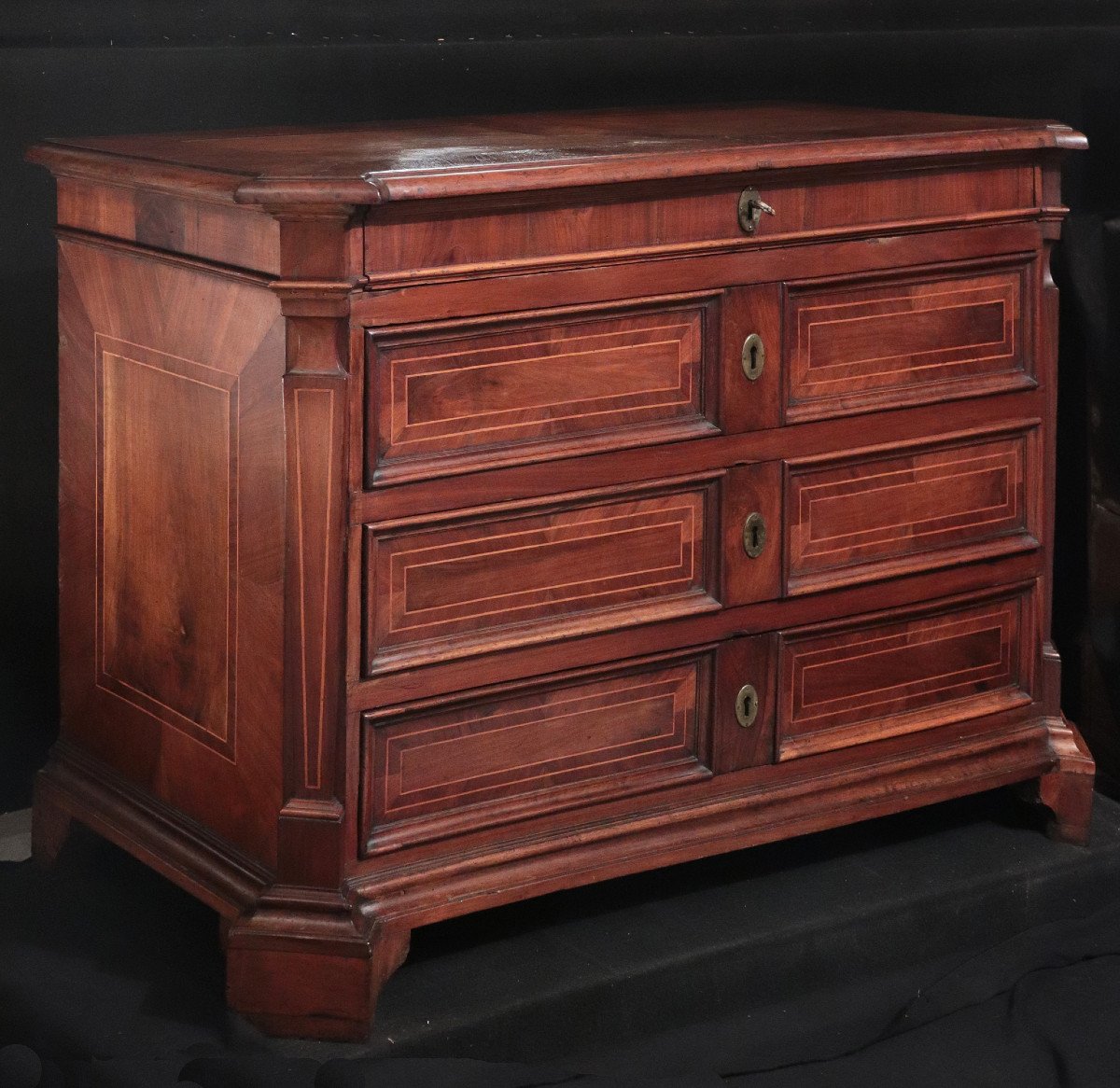 Chest Of Drawers With Scarabattolo, Tuscany, 18th Century-photo-4