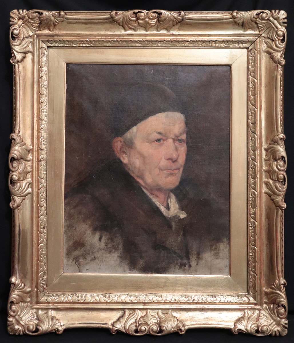 Painting: Portrait Of A Personage, Late 19th Century