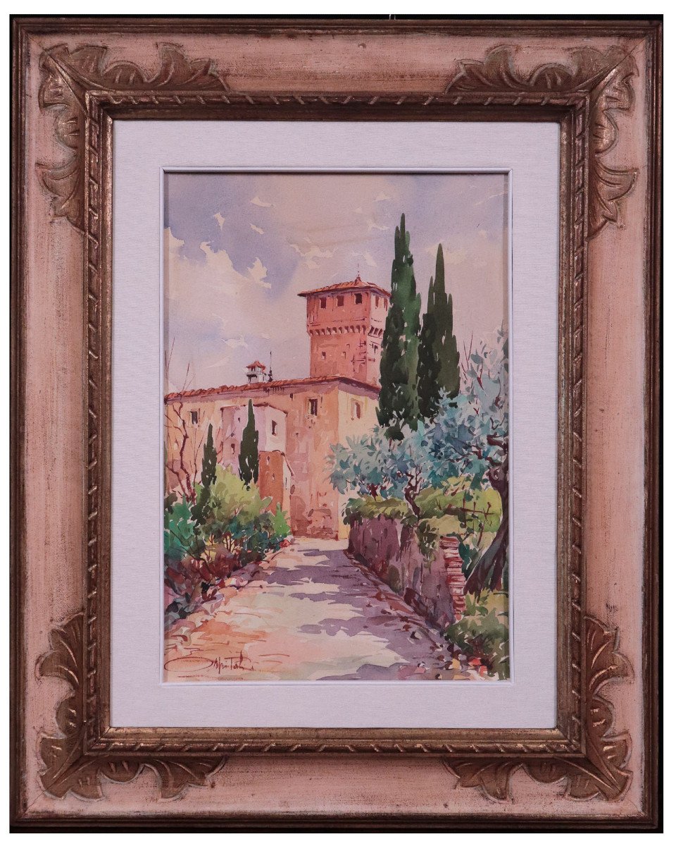 Giovanni Ospitali (bologna 1927) - Tuscan Landscape