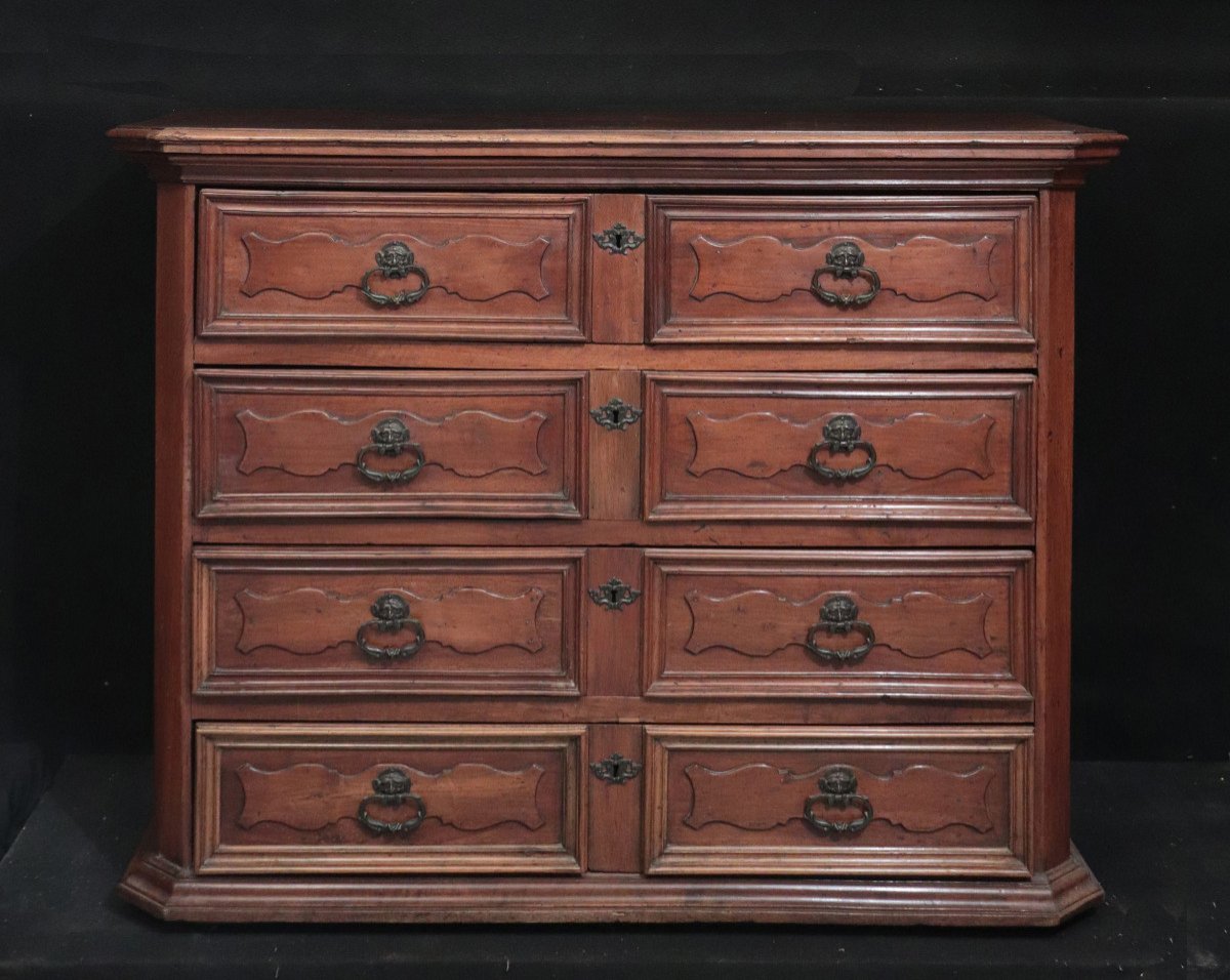 Chest Of 4 Drawers, Emilia, 17th Century-photo-2