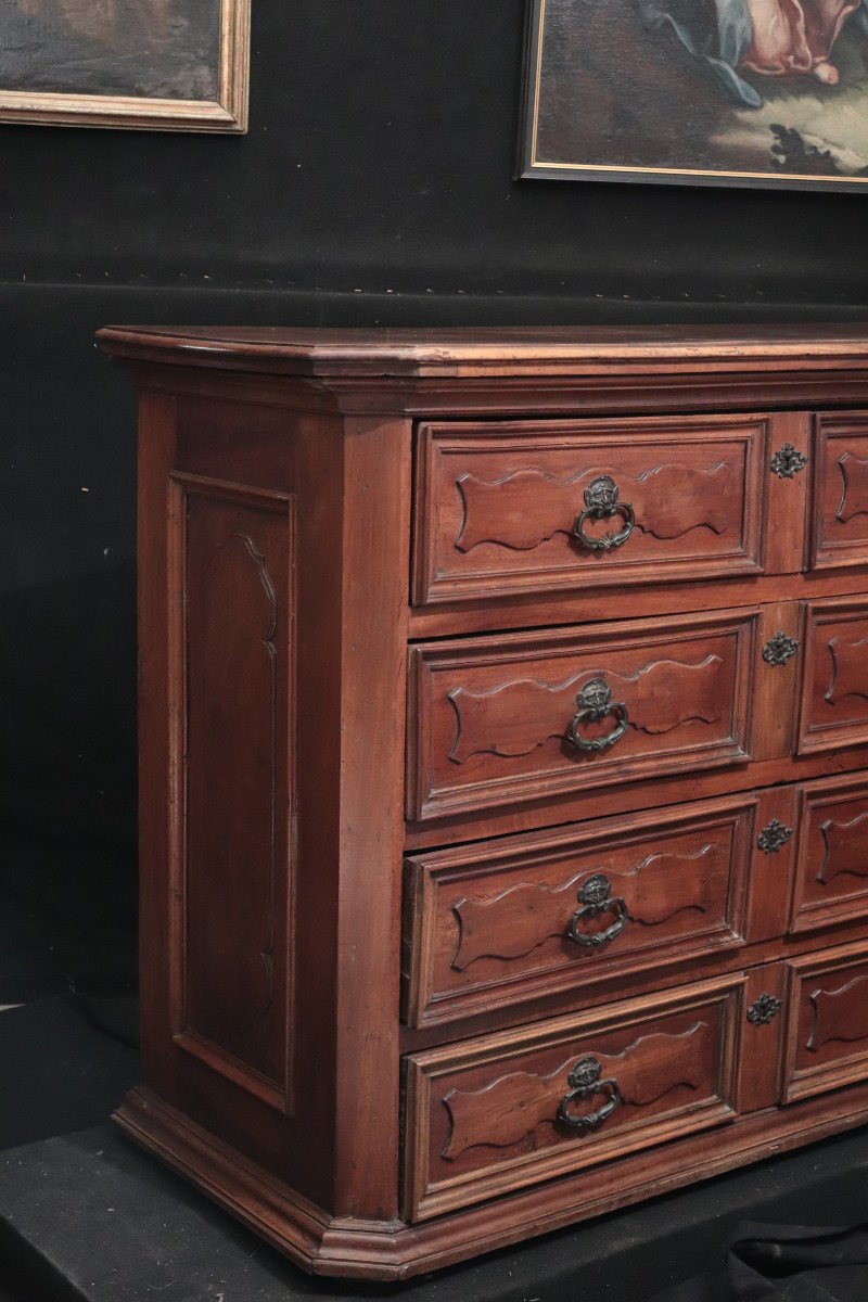 Chest Of 4 Drawers, Emilia, 17th Century-photo-3