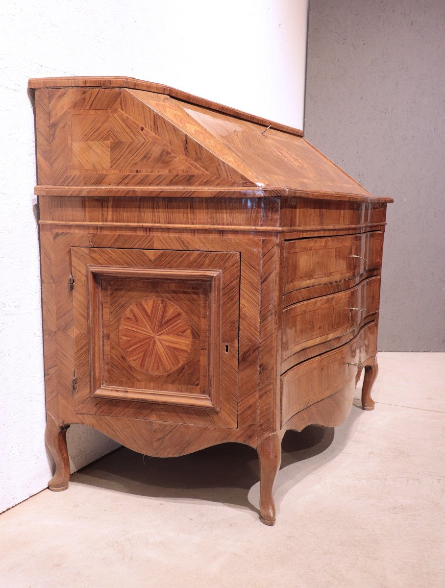 Commode à Abattant, Italie, 18e Siecle-photo-3