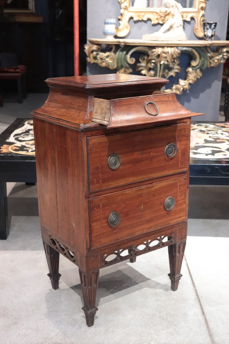 Bedside Table, Veneto 18th Century-photo-3