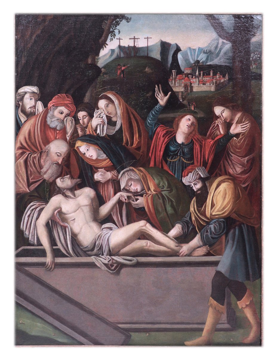 Bartolomeo Suardi  And Workshop - (milan 1465-1530) Deposition-photo-3