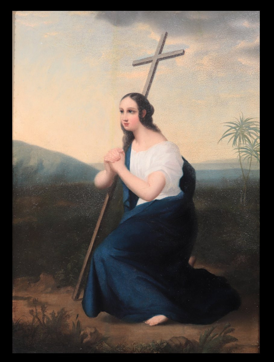 Painting: ‘the Magdalene’, Late 19th Century-photo-2