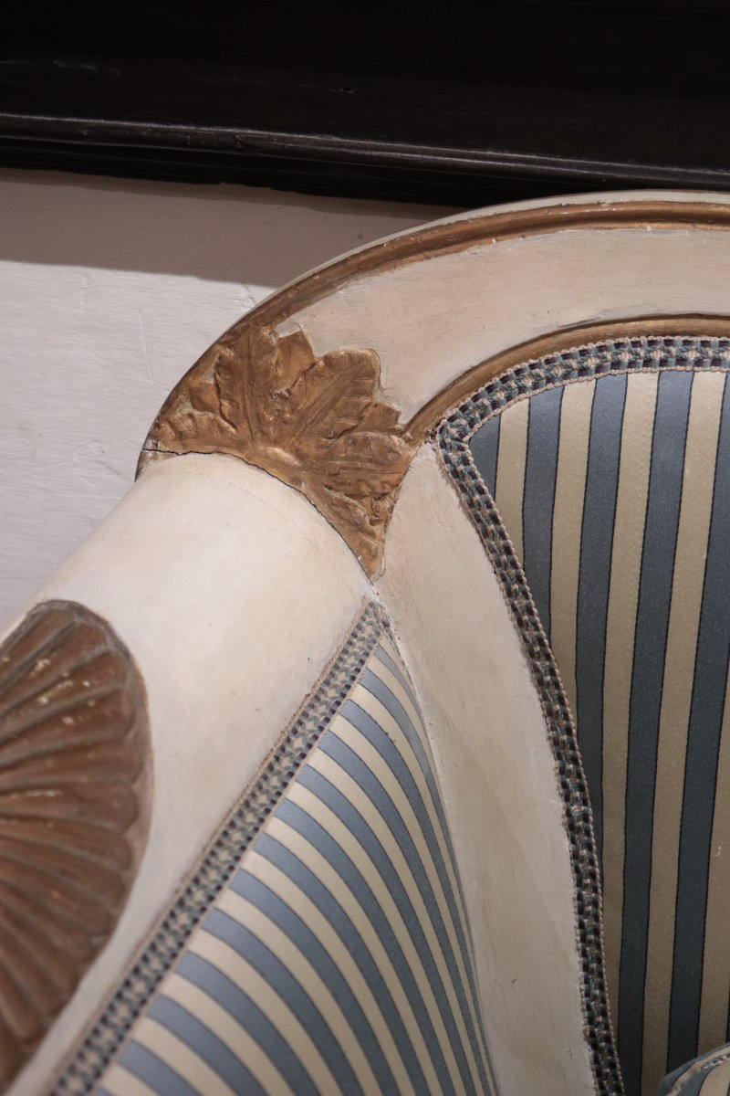Sofa Dormeuse, Tuscany, Late 18th Century-photo-3