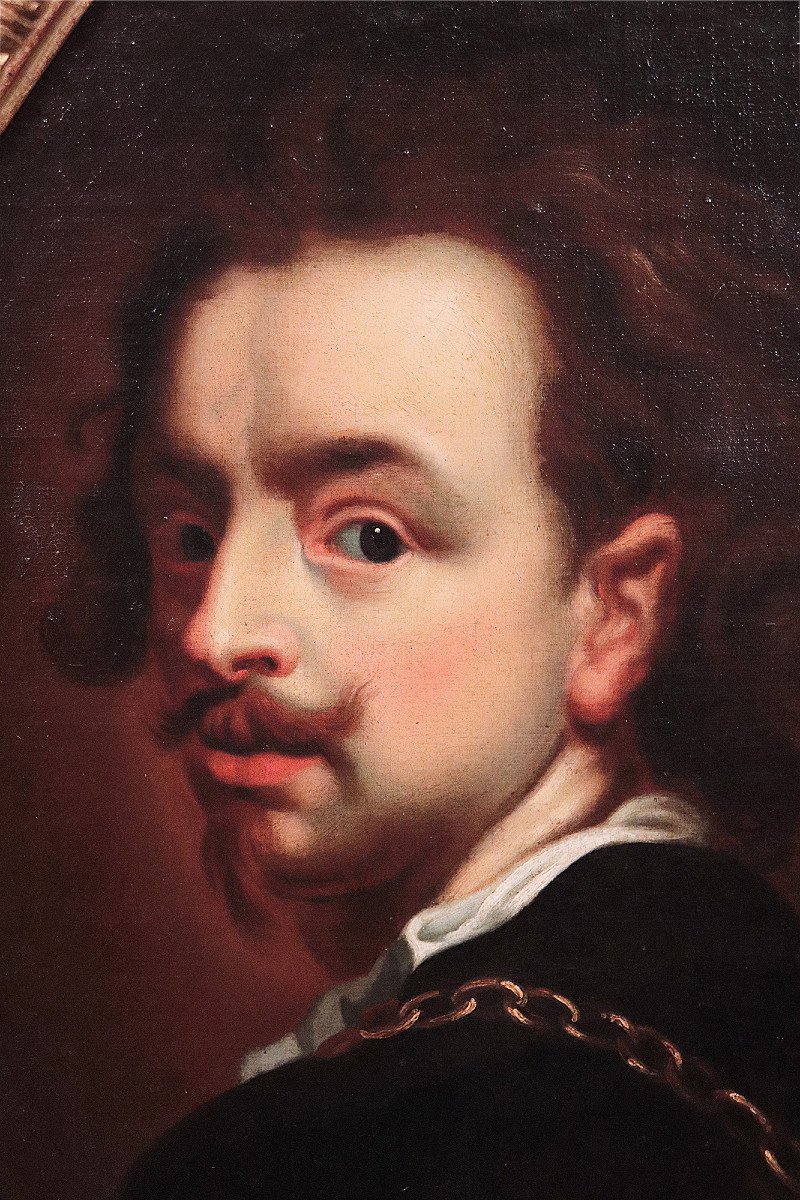 Painting: Portrait - Flemish School, 17th Century-photo-2