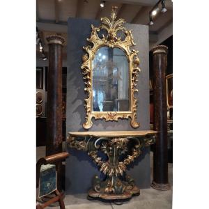 Gilded Mirror, Tuscany, Late 17th Century