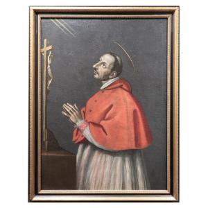 Francesco Boldrini (florence 1584 -1648) - Saint Charles Borromée