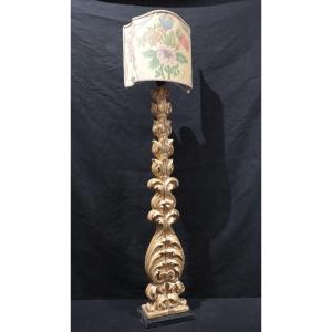 Table Lamp With Gilded Frieze, Tuscany, 18th Century