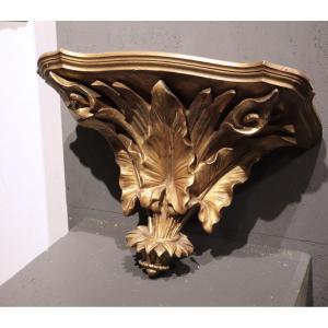 Gilded Shelf, Italy, Art Nouveau Period, 