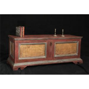 Small Lacquered Chest, Tuscany, Late 17th Century