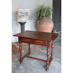 Walnut Table, Emilia, 18th Century