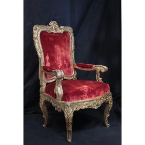 Gilt Armchair, Rome, Early 18th Century