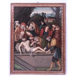 Bartolomeo Suardi  And Workshop - (milan 1465-1530) Deposition