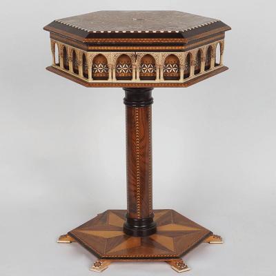 Oriental Marquetrie Table