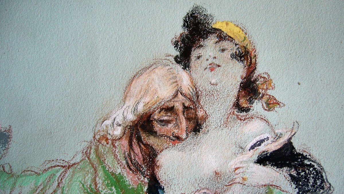 Pastel By Louis Morin.-photo-4