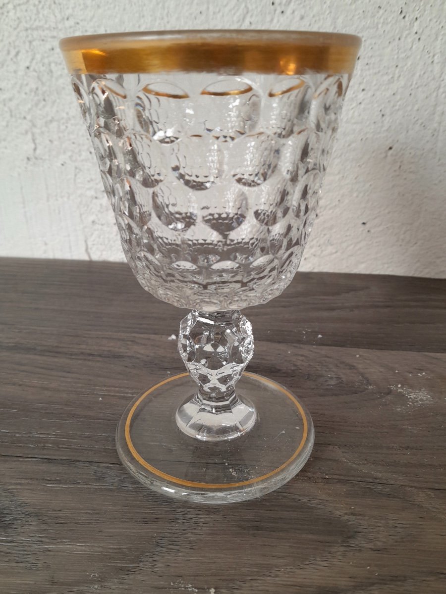 Paire De Verres Cristal, XIX ème-photo-3