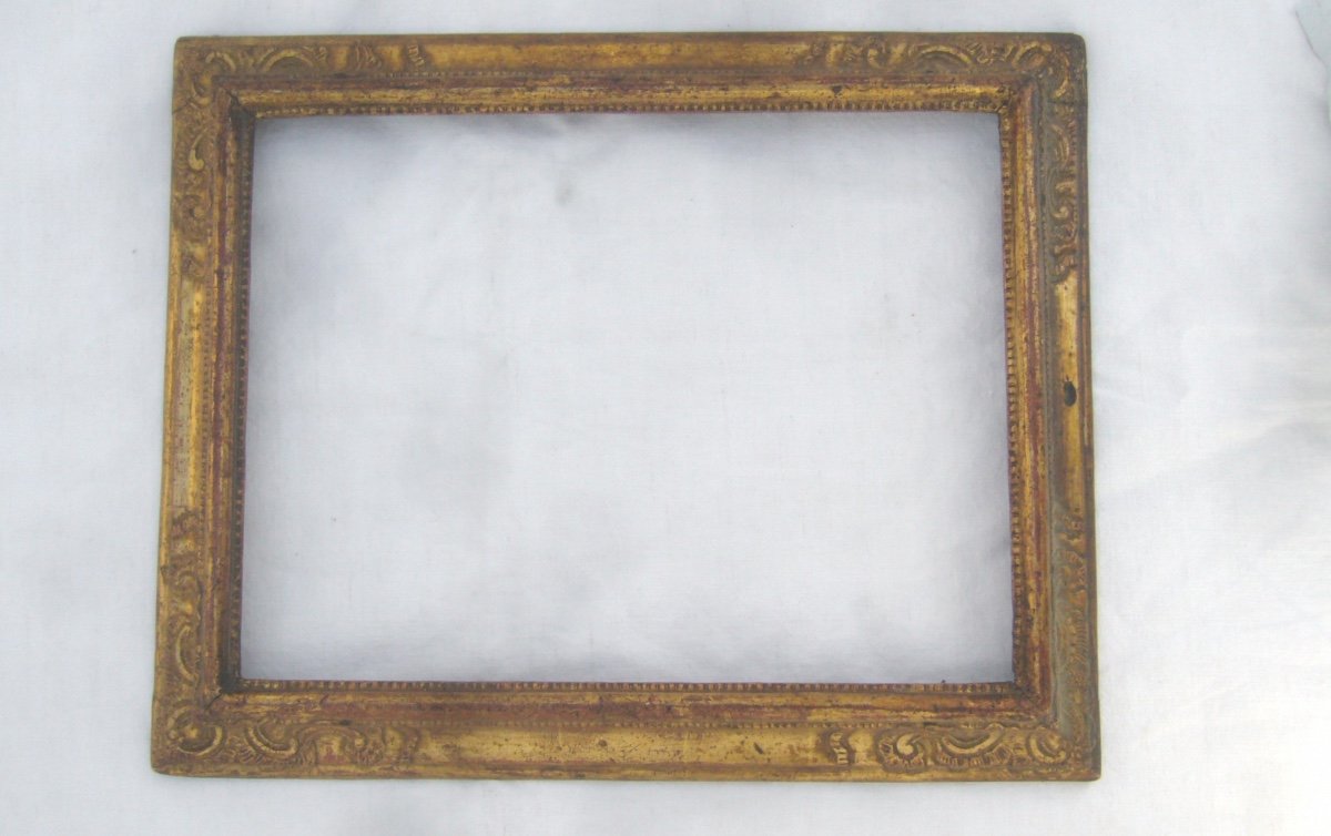 Golden Wood Frame With Reversed Profile, 18th Century