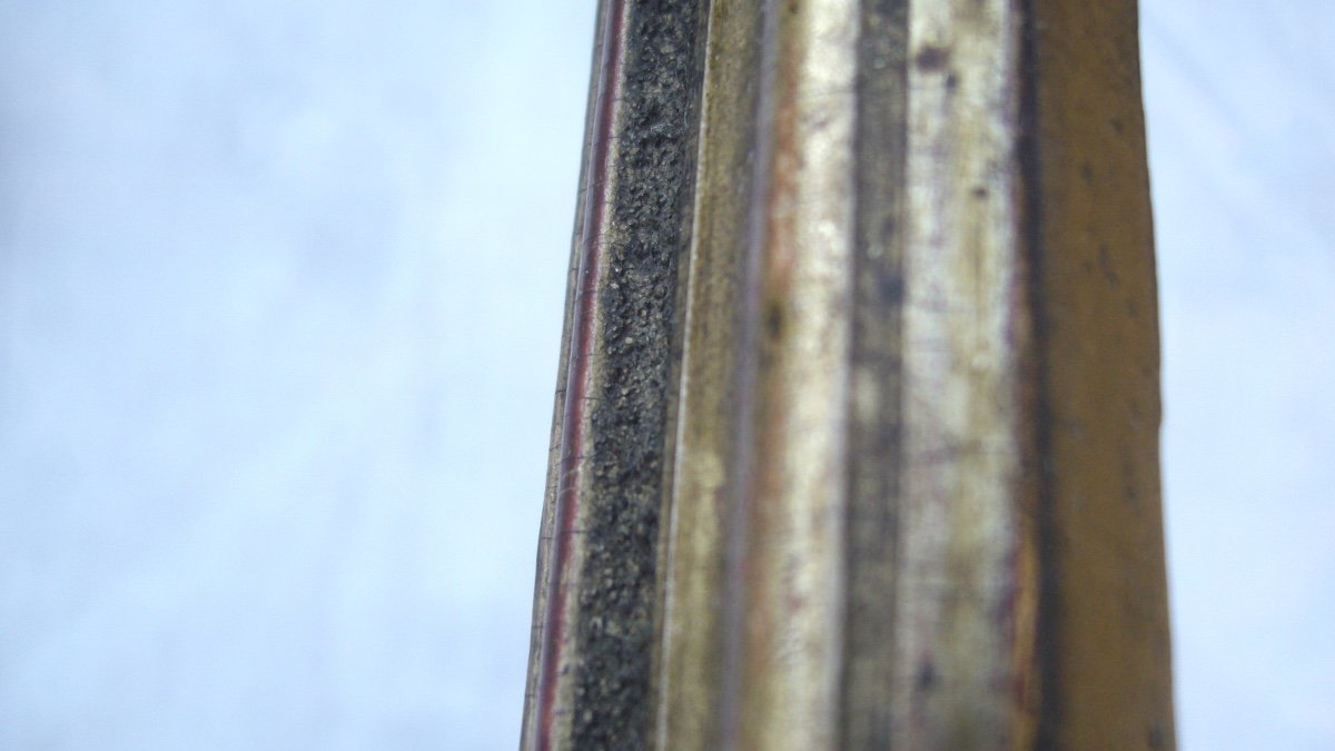 Frame In Golden Molded Oak, Louis XV-photo-6