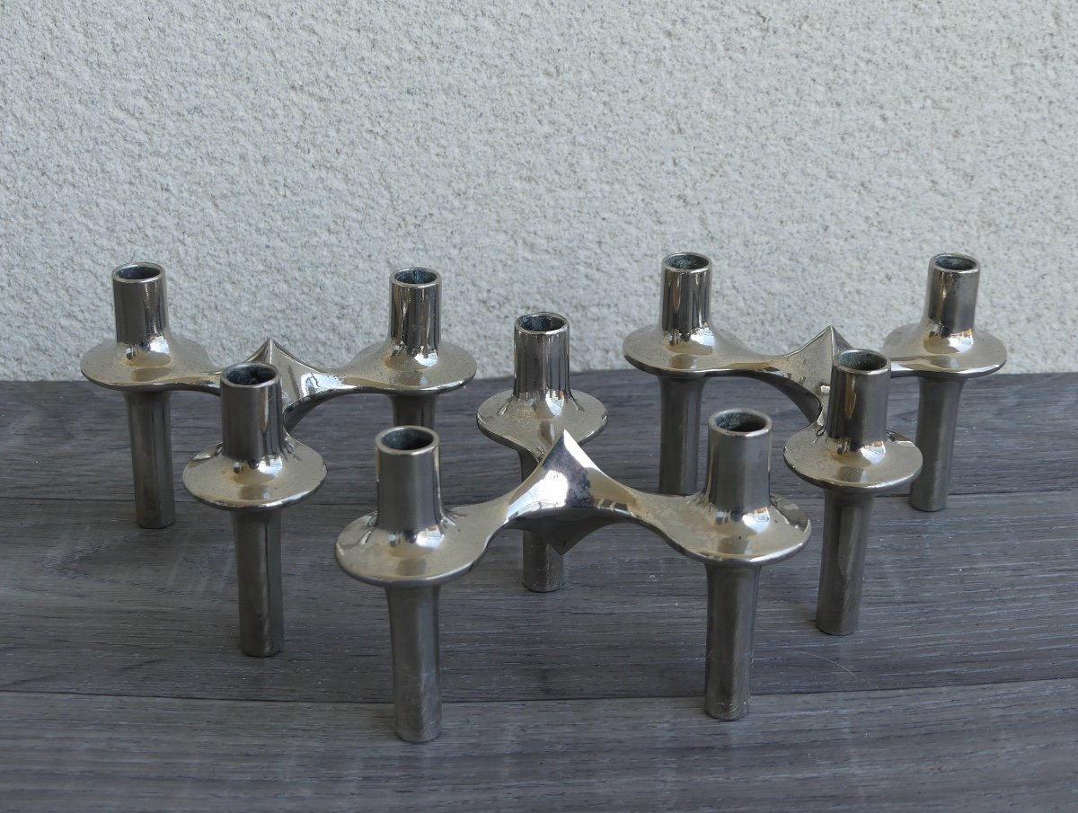 3 Nagel Candlesticks, 1970, Design-photo-3