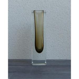 Vase Sommerso De Murano Vers 1970.