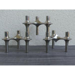 3 Nagel Candlesticks, 1970, Design