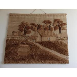 Wall Tapestry, Handmade, French Work, 1970.