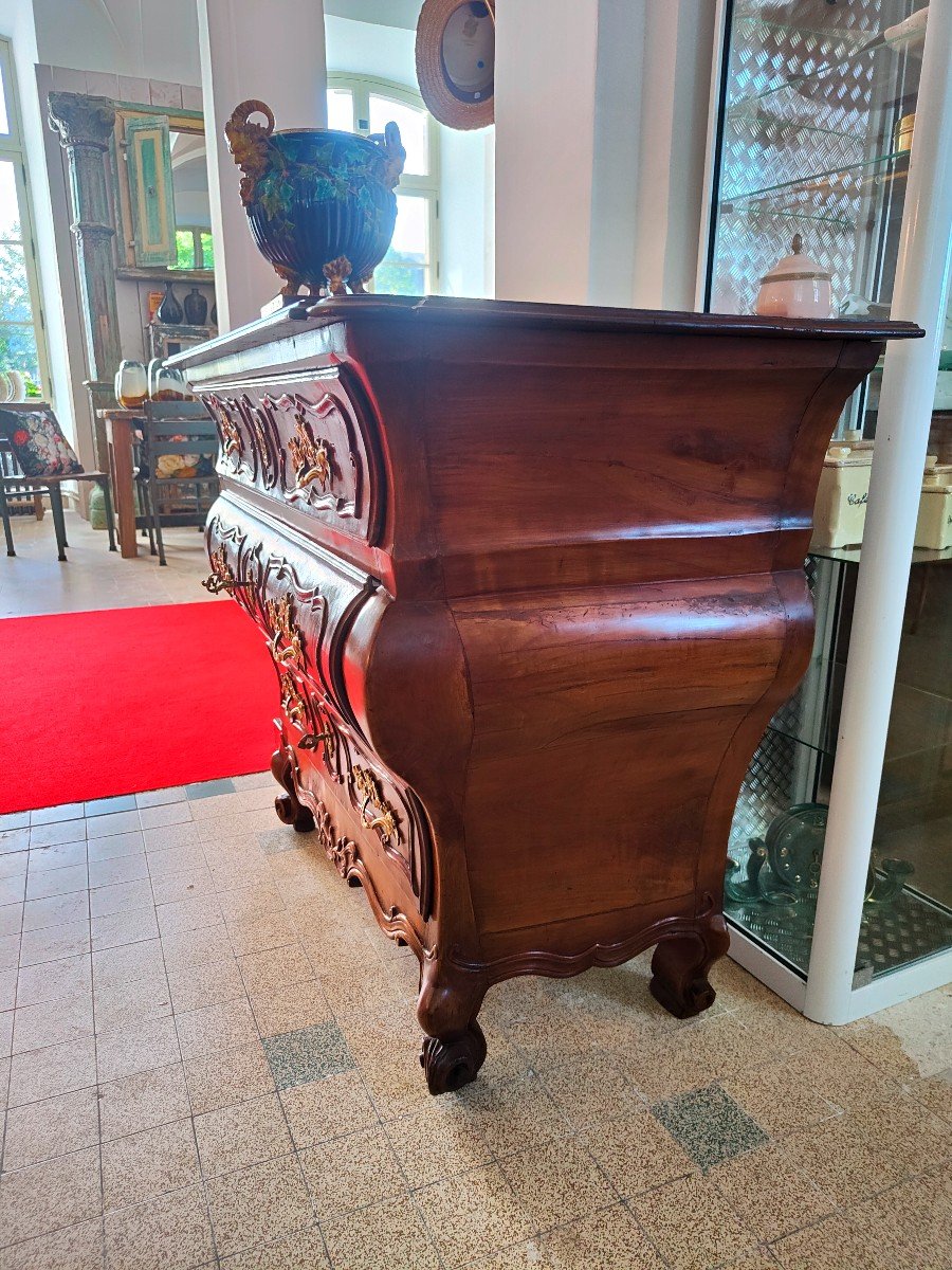 Spectaculaire Commode "tombeau" Provençale Milieu 18ème-photo-4