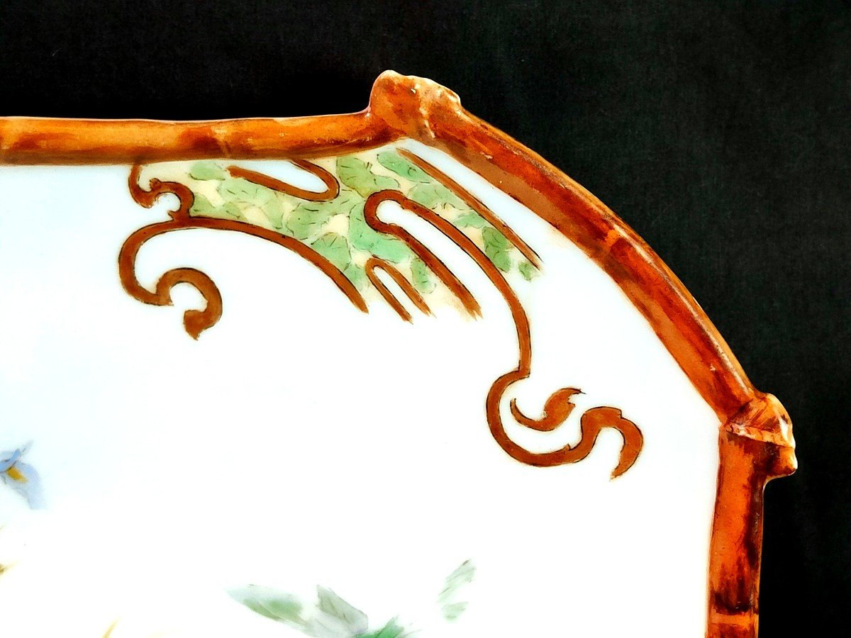 Art Nouveau Dish With Japanese Decor - J.dorguin-photo-4