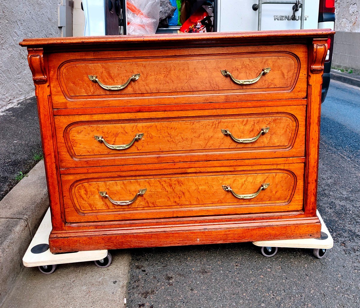 Art Nouveau Counter Chest Of Drawers (circa 1900-1920)-photo-2