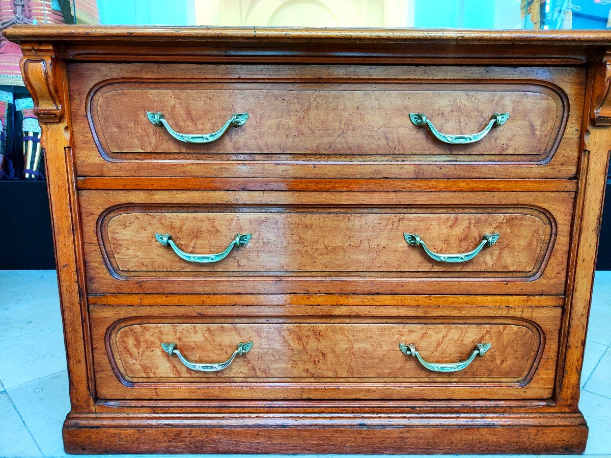 Art Nouveau Counter Chest Of Drawers (circa 1900-1920)-photo-8