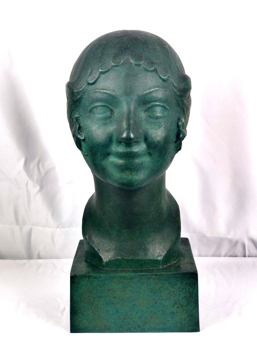 Paul Silvestre / Susse Frères: Bronze Bust - Circa 1925