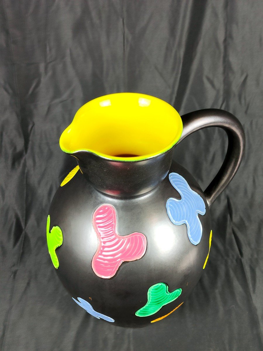 Grand Vase Cruche Elchinger Circa 1950-photo-2