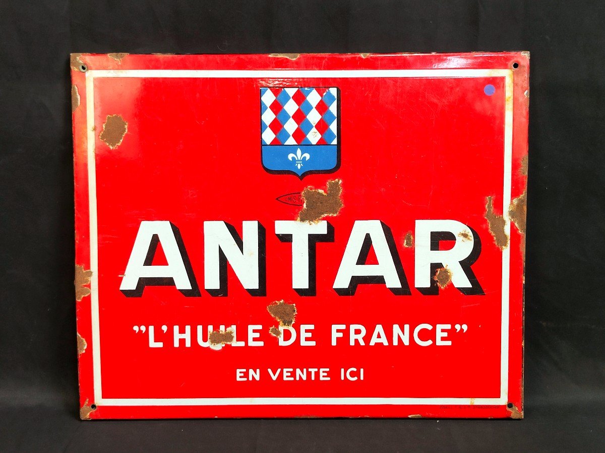 Antar Enameled Plate