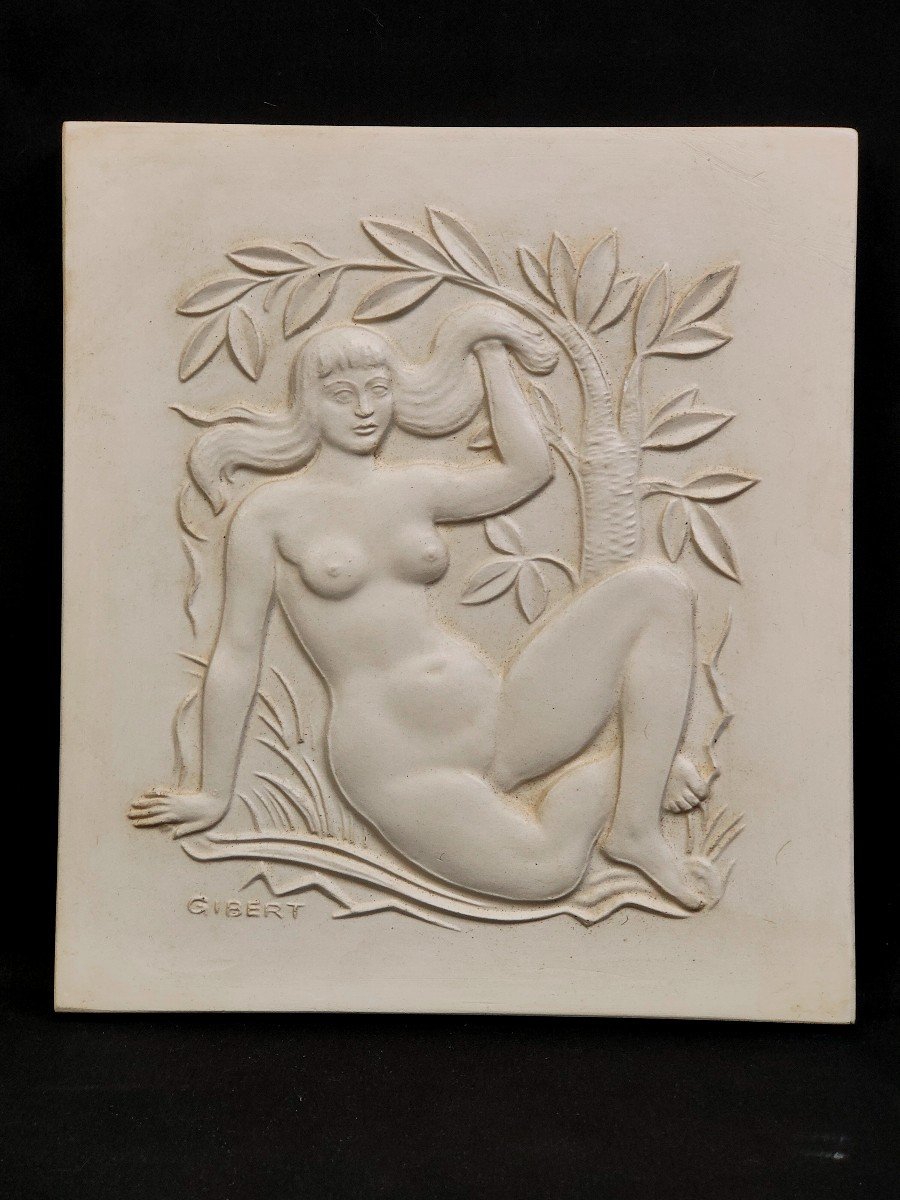 Art Deco Bas Relief By Lucien Gibert (1904-1988)