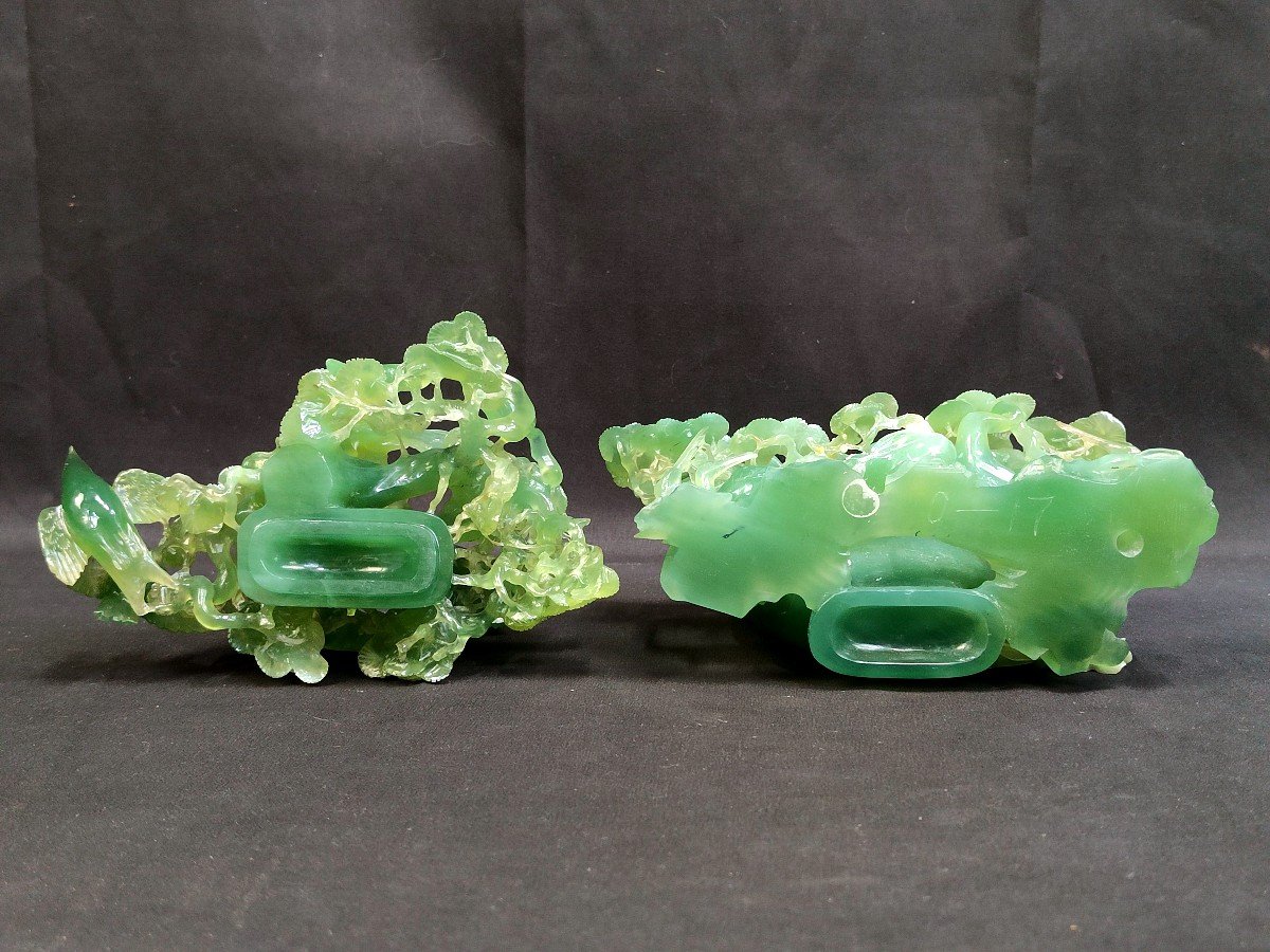 China: Animal Sculpture In Jadeite/serpentine, Early 20th Century-photo-7