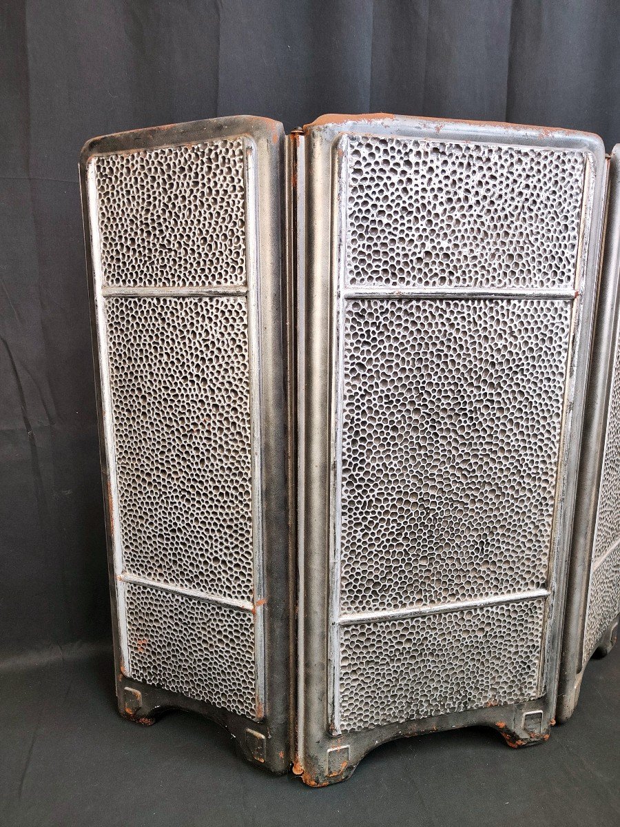 Art Deco Fire Screen Or Spark Guard-photo-2