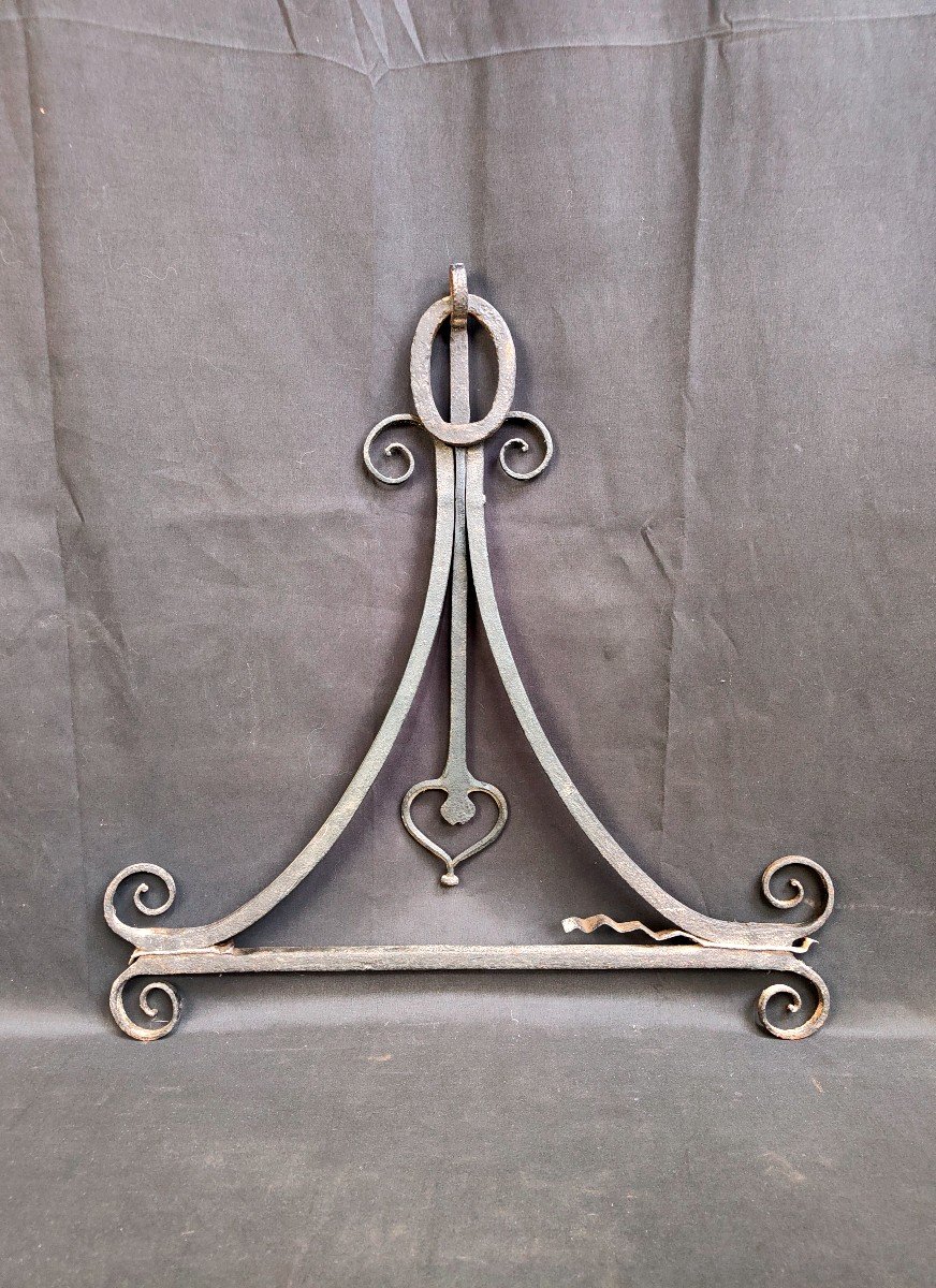 18th Century Wrought Iron Sign Holder