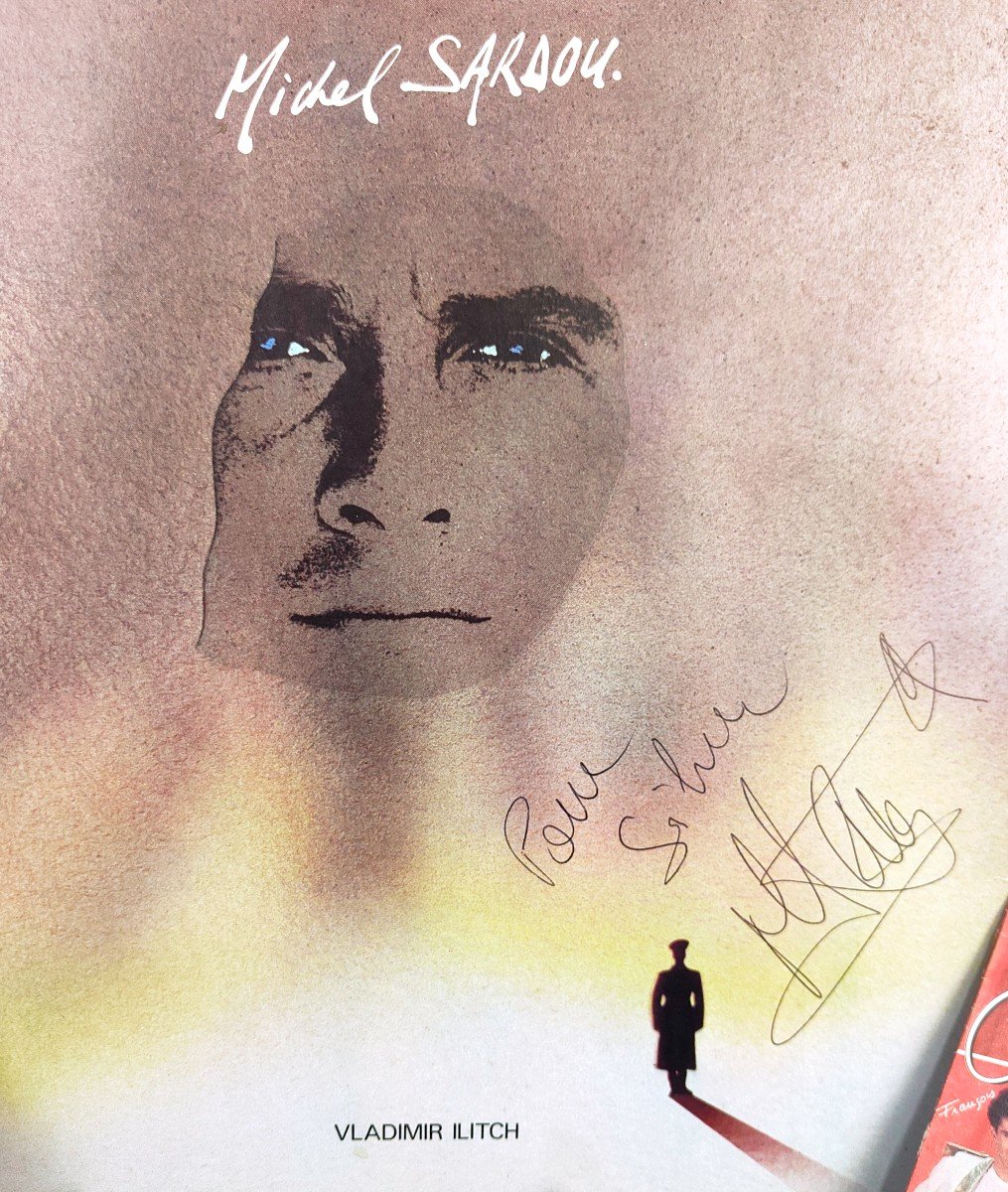 Michel Sardou, Karen Cheryl : Autographes Sur Vinyles-photo-4